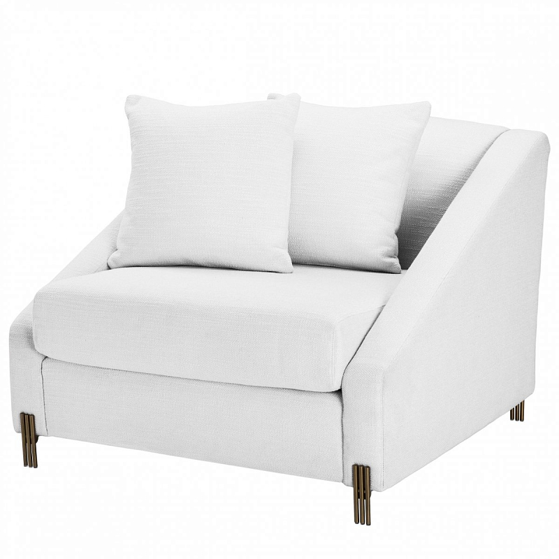 Кресло Eichholtz Chair Candice white Латунь Белый Кресло Eichholtz Chair Candice white Латунь Белый в Барнауле | Loft Concept