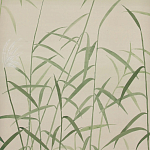 Обои ручная роспись Wild Grasses Special Colourway on Bleached Silver slub silk варинант исполнения - 2 | Loft Concept в Барнауле