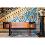 Дизайнерская скамейка  Canton  Beech and Black Bench варинант исполнения - 5 | Loft Concept в Барнауле