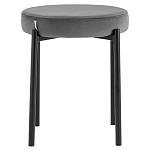 Табурет с мягким круглым сиденьем RIO Grey варинант исполнения - 2 | Loft Concept в Барнауле