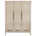 Большой Шкаф Primo Светлый дуб с 3 дверьми и 3 выдвижными ящиками варинант исполнения - 7 | Loft Concept в Барнауле