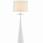 Торшер белый с фигурным каркасом Bleached Element варинант исполнения - 1 | Loft Concept в Барнауле