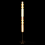 Торшер с разноцветными стеклянными цилиндрами и шарами Eclecticism  варинант исполнения - 1 | Loft Concept в Барнауле