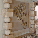 Декор настенный в Эко стиле рафия Malibu wall panel варинант исполнения - 1 | Loft Concept в Барнауле