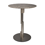 Стол барный круглый высокий с полосатым узором Zebroids варинант исполнения - 1 | Loft Concept в Барнауле