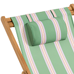 Шезлонг из акации и ткани Venezuela варинант исполнения - 8 | Loft Concept в Барнауле