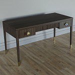 Письменный стол Elsa Dreams Walnut Шпон дерево с двумя ящиками варинант исполнения - 2 | Loft Concept в Барнауле