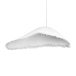 Подвесной светильник с асимметричным волнообразным абажуром и фактурной бахромой по краю Tactile Line варинант исполнения - 10 | Loft Concept в Барнауле