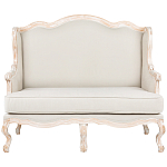 Диван двухместный из массива бука бежевый Solid Luxury варинант исполнения - 1 | Loft Concept в Барнауле