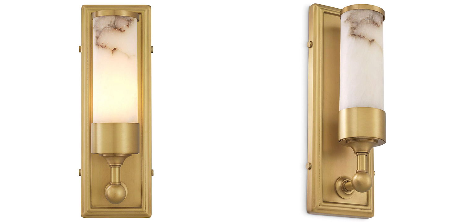 Бра Eichholtz Wall Lamp Valentine Alabaster Бра Eichholtz Wall Lamp Valentine Alabaster - Loft-Concept в Барнауле