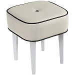 Квадратный мягкий пуф на белых ножках Winton Pouf Square варинант исполнения - 21 | Loft Concept в Барнауле