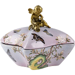 Фарфоровая шкатулка Butterflies and an angel варинант исполнения - 2 | Loft Concept в Барнауле