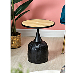 Приставной столик с факутрным черным основанием Ethiopia варинант исполнения - 6 | Loft Concept в Барнауле