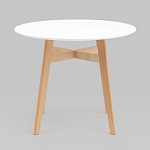 Обеденный стол с белой столешницей ELUNED FURNITURE варинант исполнения - 2 | Loft Concept в Барнауле