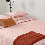 Постельное белье розового цвета с рисунком 150х200 см Blossom Essence варинант исполнения - 5 | Loft Concept в Барнауле