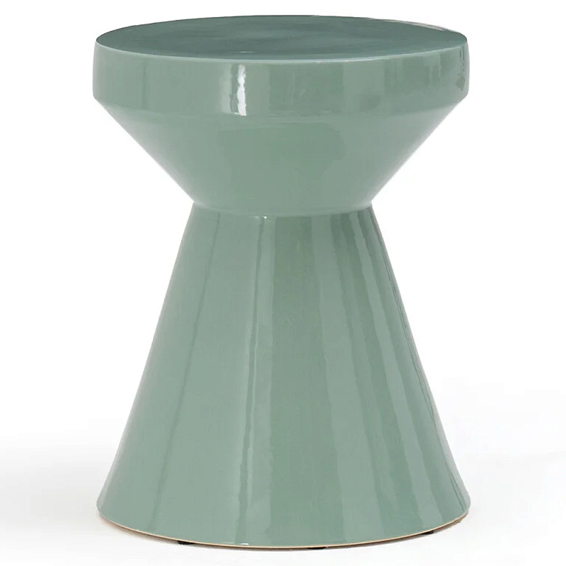 Приставной стол из керамики Manufacto Gray-green Серо-зеленый Приставной стол из керамики Manufacto Gray-green Серо-зеленый в Барнауле | Loft Concept