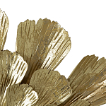 Зеркало круглое настенное в металлической раме Sunny Golden Petals варинант исполнения - 5 | Loft Concept в Барнауле