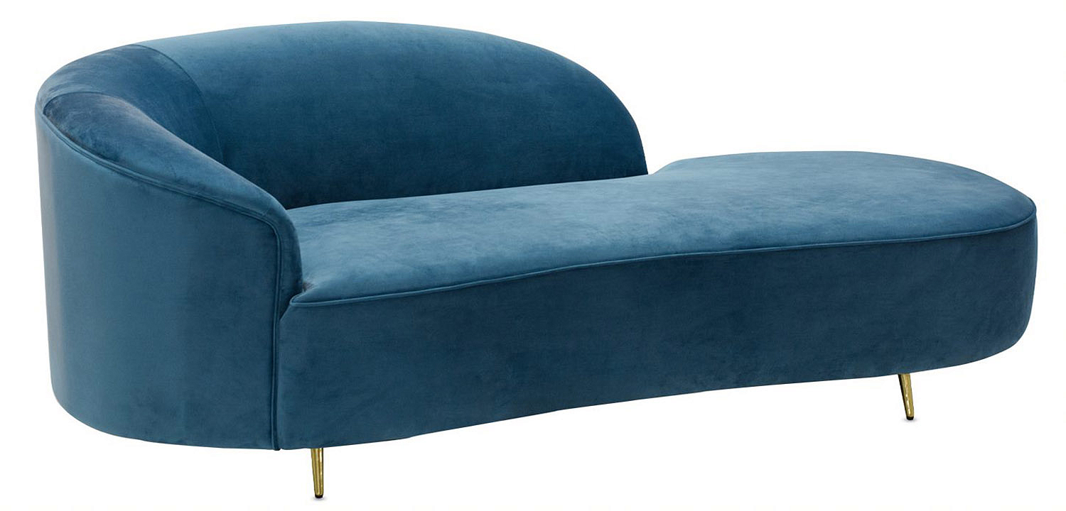 Диван Salvaire Lounge Sofa blue Диван Salvaire Lounge Sofa blue - Loft-Concept в Барнауле