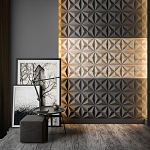 Гипсовая 3D панель с принтографией PM-101 варинант исполнения - 2 | Loft Concept в Барнауле