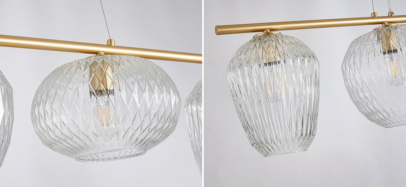 Люстра Foscarini c Прозрачными Плафонами Люстра Foscarini c Прозрачными Плафонами - Loft-Concept в Барнауле