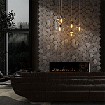 Гипсовая 3D панель с принтографией PM-47 варинант исполнения - 1 | Loft Concept в Барнауле