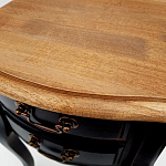 Консоль маленькая из массива березы с 2-мя ящиками в стиле прованс Vintage варинант исполнения - 3 | Loft Concept в Барнауле