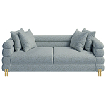 Дизайнерский Диван Lancaster Серо-голубое букле варинант исполнения - 3 | Loft Concept в Барнауле