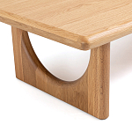 Стол журнальный из массива и шпона дуба Oak Essence Carden варинант исполнения - 4 | Loft Concept в Барнауле