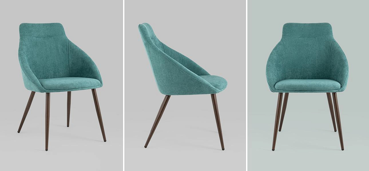 Стул Queenie Chair Голубой Цвет Стул Queenie Chair Голубой Цвет - Loft-Concept в Барнауле