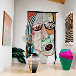 Арт-Объект плетеный из нитей большой портрет Joana Schneider  варинант исполнения - 1 | Loft Concept в Барнауле