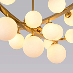 Люстра подвесная фигурная с белыми лампами в форме шара Felicitat варинант исполнения - 3 | Loft Concept в Барнауле
