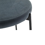 Стул металлический с мягкой спинкой и сиденьем из велюра Alfie Chair варинант исполнения - 7 | Loft Concept в Барнауле