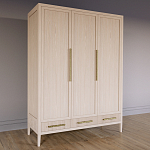 Большой Шкаф Primo Светлый дуб с 3 дверьми и 3 выдвижными ящиками варинант исполнения - 2 | Loft Concept в Барнауле