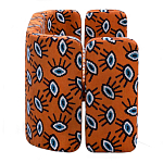 Акцентный Двухместный Диван Leela Оранжевый Орнамент варинант исполнения - 4 | Loft Concept в Барнауле