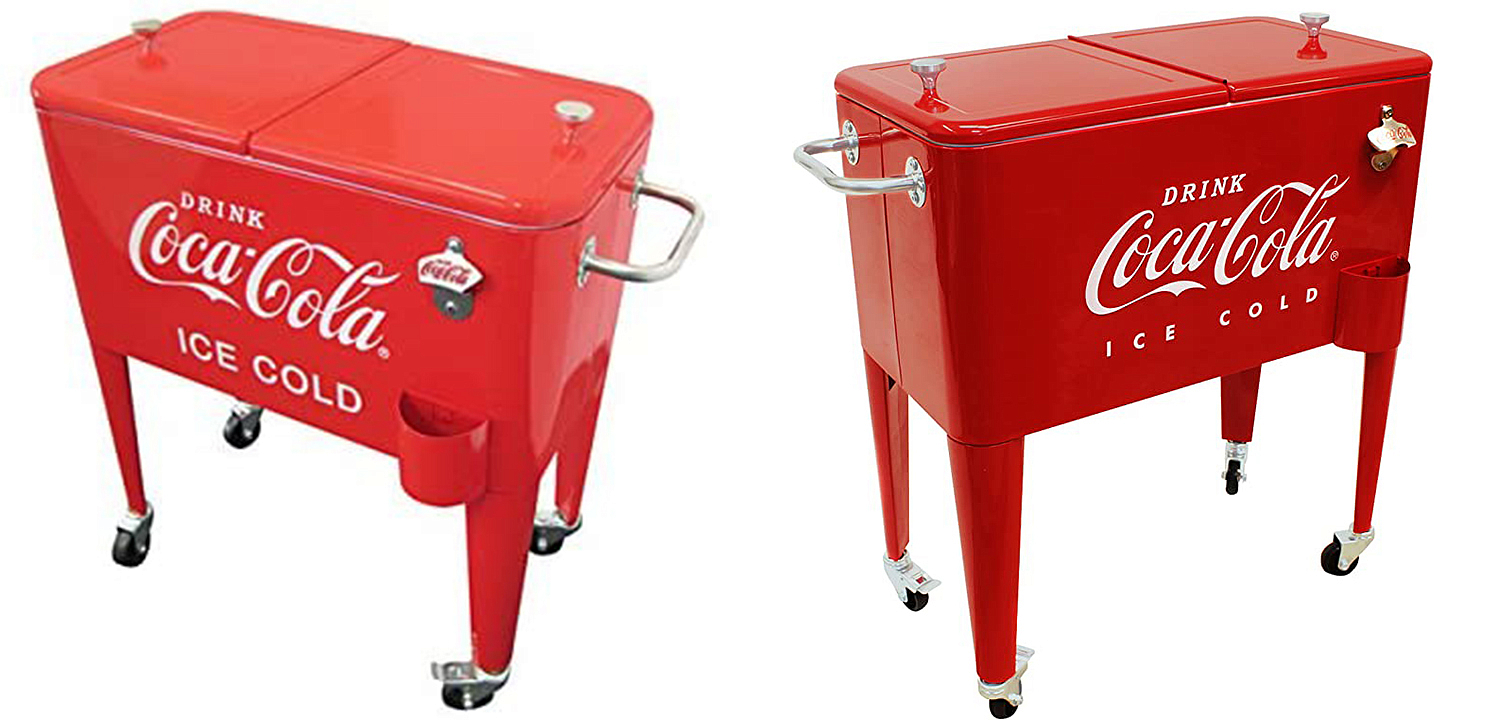 Куллер Retro Metal Coca-Cola Cooler Red Куллер Retro Metal Coca-Cola Cooler Red - Loft-Concept в Барнауле