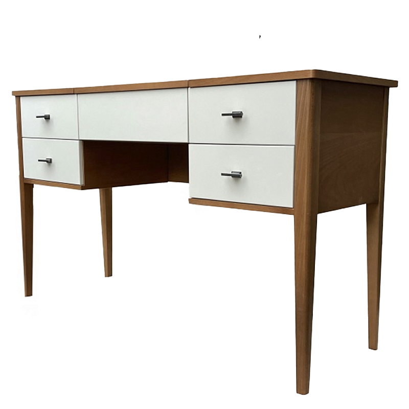 Стол письменный из массива бука Tasteful Furniture Table Коричневый Слоновая кость  в Барнауле | Loft Concept 