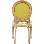 Стул из массива бука бежевый с изображением птиц и цветов Beige Green Chinoiserie Birds Garden Chair варинант исполнения - 2 | Loft Concept в Барнауле