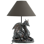 Настольная лампа с абажуром Дракон Silver Dragon варинант исполнения - 2 | Loft Concept в Барнауле
