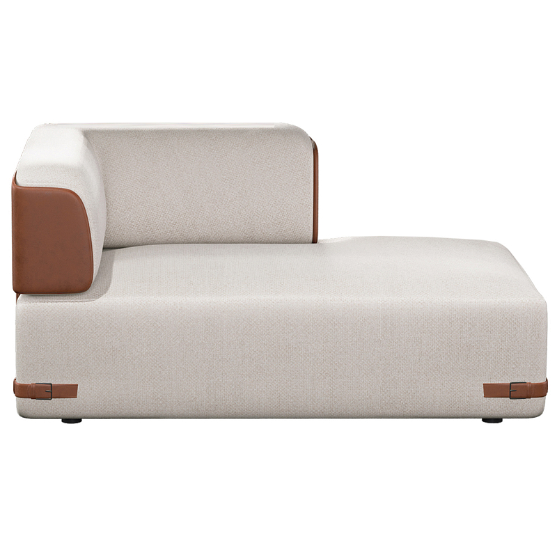 Кушетка Richmond  Молочный Коричневый в Барнауле | Loft Concept 