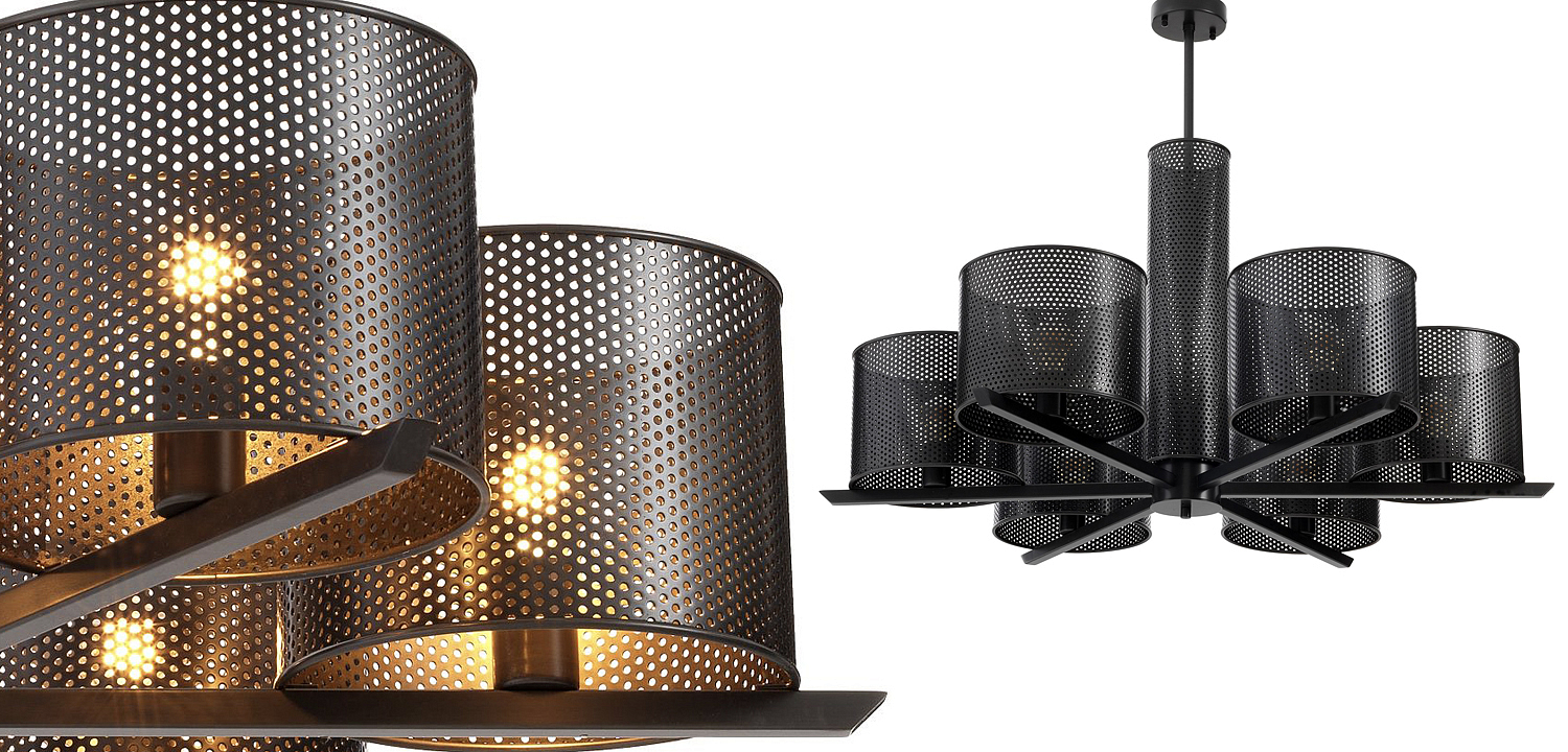 Люстра Eichholtz Chandelier Morrison Bronze Люстра Eichholtz Chandelier Morrison Bronze - Loft-Concept в Барнауле