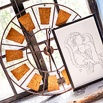 Часы настенные из металла в стиле лофт Clock with History варинант исполнения - 3 | Loft Concept в Барнауле