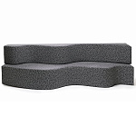 Дизайнерский модульный диван волнистой формы с цветным принтом Poltronova Superonda Sofa варинант исполнения - 14 | Loft Concept в Барнауле