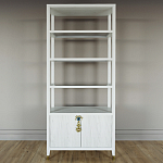 Стеллаж со стеклянными полками Elsa Dreams White варинант исполнения - 6 | Loft Concept в Барнауле