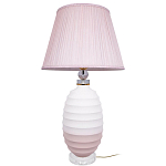 Настольная лампа керамическая Pink lampshade варинант исполнения - 2 | Loft Concept в Барнауле