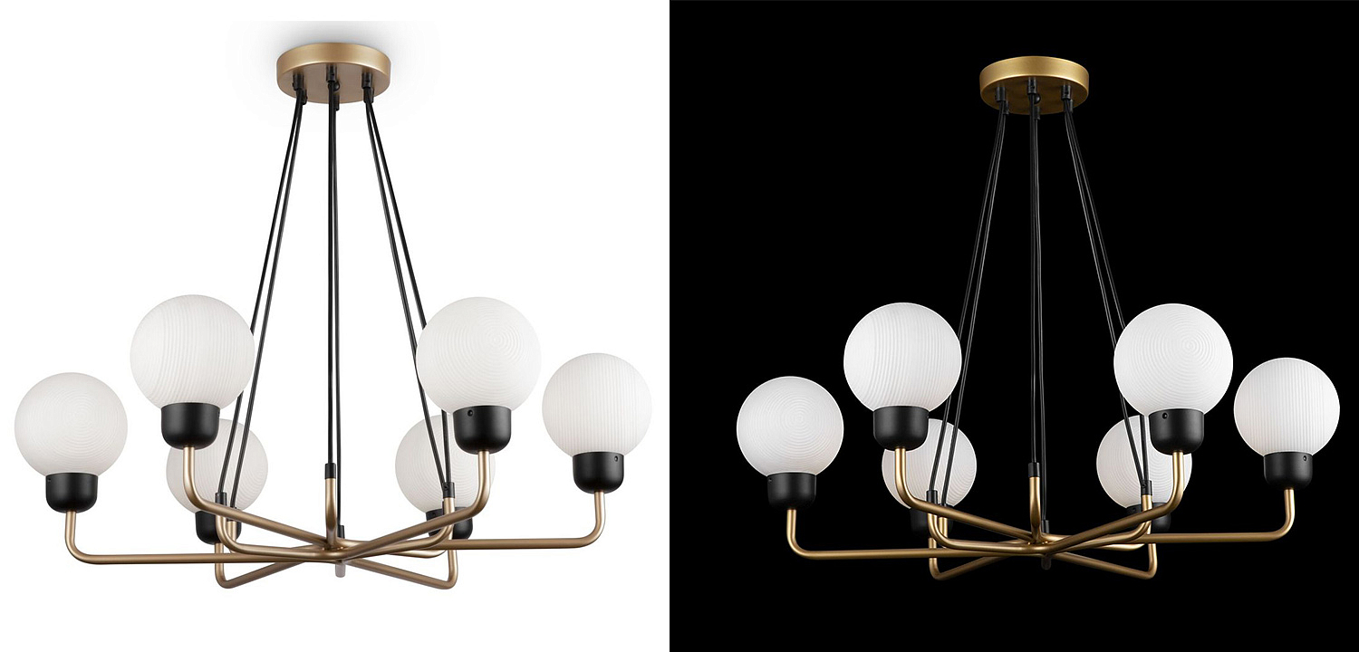 Люстра Andresa Chandelier 6 Balls Люстра Andresa Chandelier 6 Balls - Loft-Concept в Барнауле