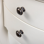 Белая тумба на фигурных ножках Shelby варинант исполнения - 4 | Loft Concept в Барнауле