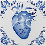 Плитка с узором Мое сердце варинант исполнения - 2 | Loft Concept в Барнауле