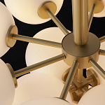 Люстра круглая со стеклянными сферами Maleficent варинант исполнения - 3 | Loft Concept в Барнауле