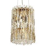 Подвесной светильник с металлическими и хрустальными подвесками Bonnay Crystal Hanging Lamp варинант исполнения - 1 | Loft Concept в Барнауле
