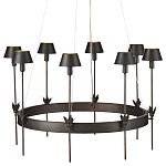 Люстра круглая со светодиодными лампами Innovation варинант исполнения - 3 | Loft Concept в Барнауле